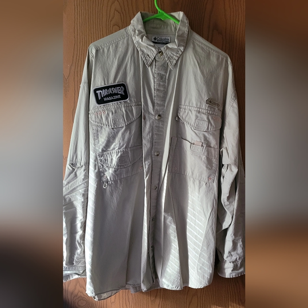 Men's Long Sleeve Columbia Shirt